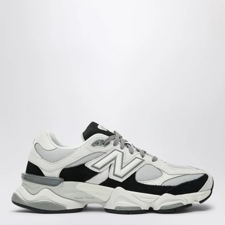 9060 White/Black low sneaker