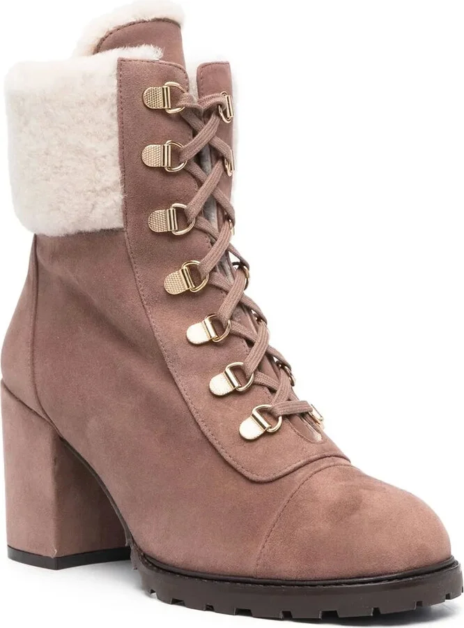 90mm Ankle Lace-Up Fastening Boots - Image 2