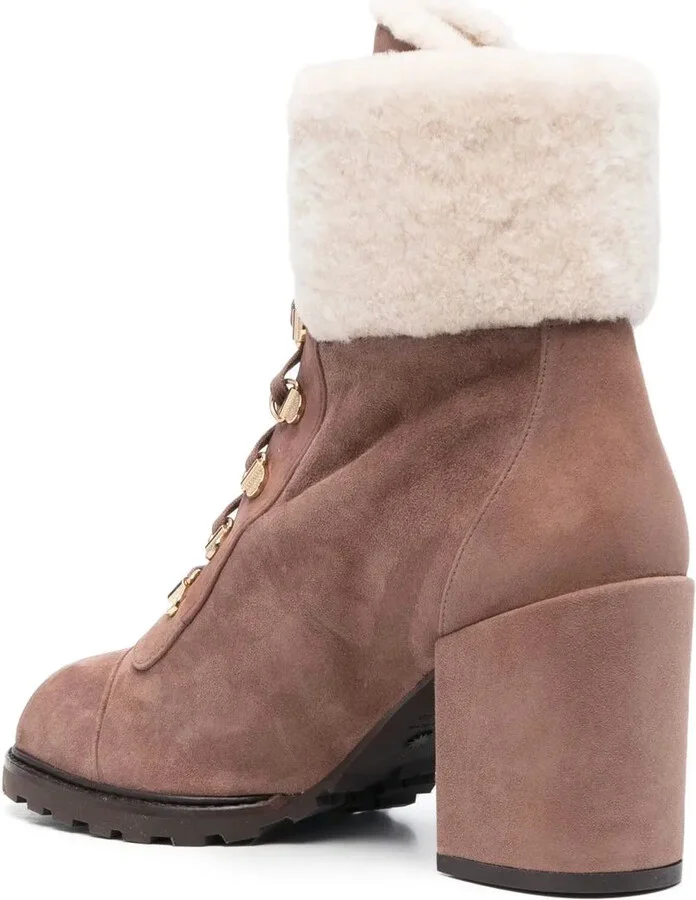 90mm Ankle Lace-Up Fastening Boots - Image 3