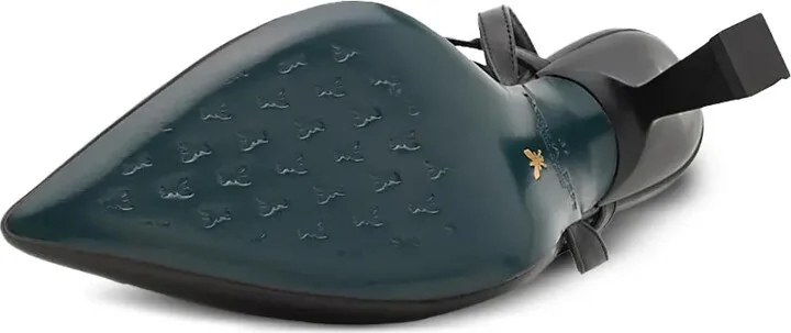90mm Ankle-Wrap Insect-Embellished Pumps - Image 4