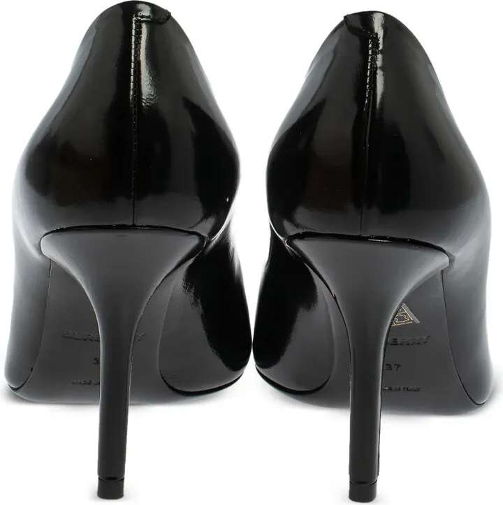 90mm Annalise patent leather pumps - Image 3