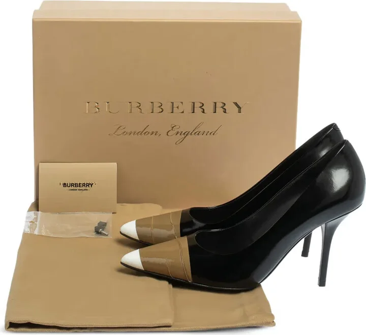 90mm Annalise patent leather pumps - Image 5