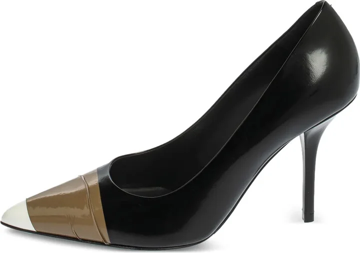 90mm Annalise patent leather pumps