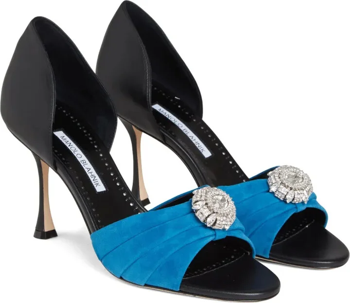 90mm Ansak ruched-detail sandals - Image 2