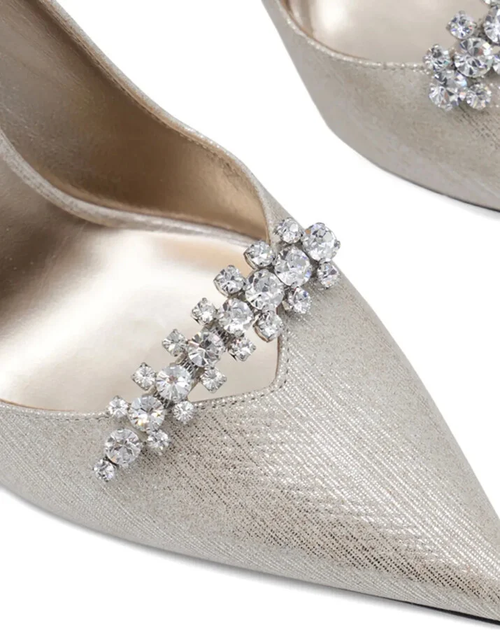 90mm Belinda crystal-embellished pointed-toe pumps - Image 3