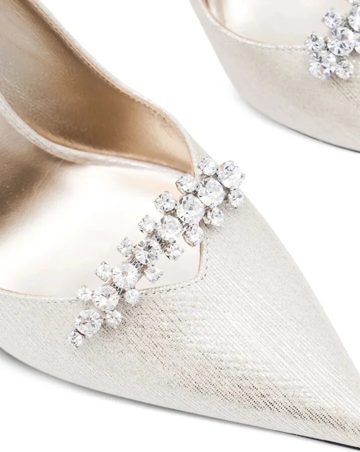 90mm Belinda crystal-embellished pointed-toe pumps - Image 4