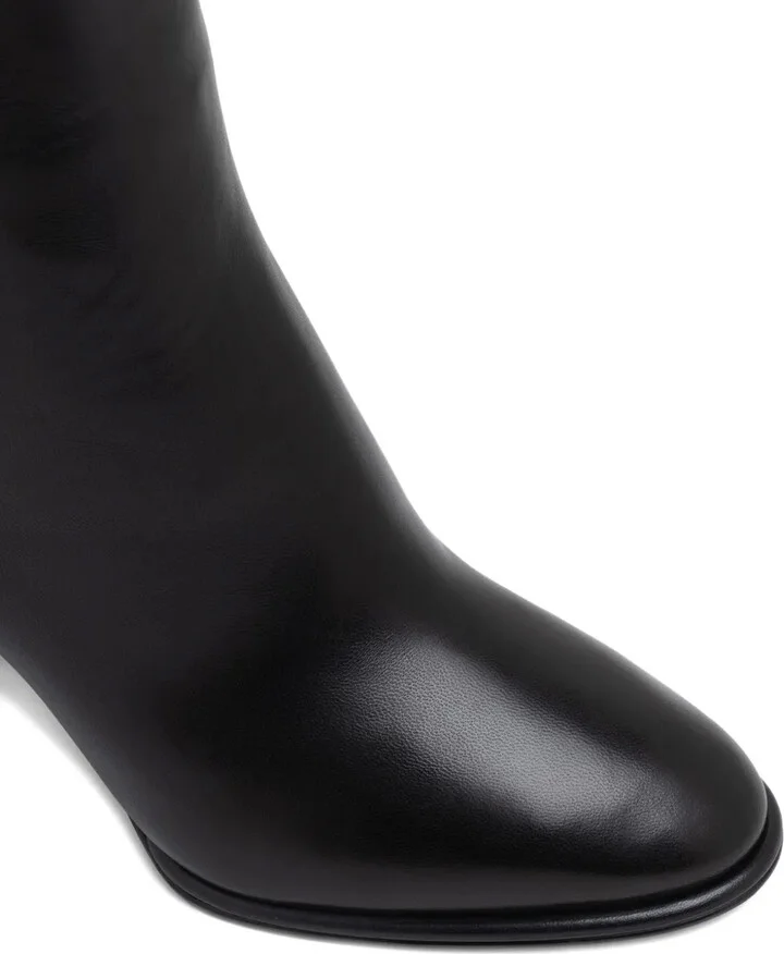 90mm Block-Heel Leather Boots - Image 3