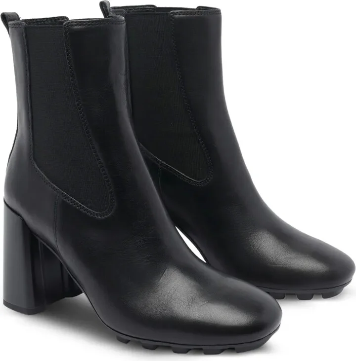 90mm Block-Heel Leather Boots - Image 2