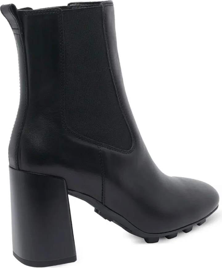 90mm Block-Heel Leather Boots - Image 3