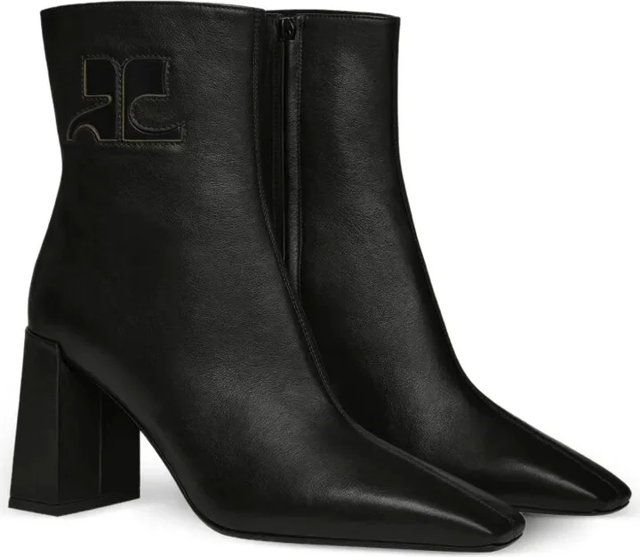 90mm Block-Heeled Ankle Boots - Image 2