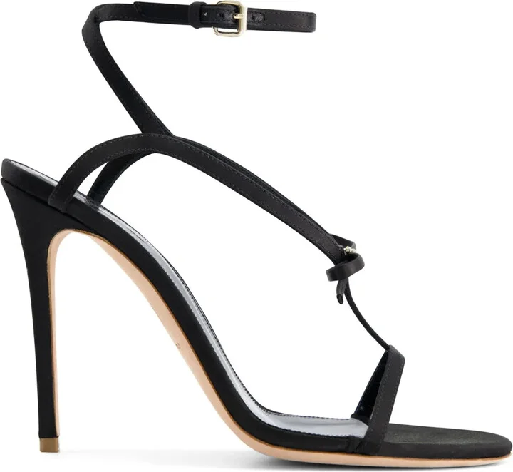 90mm Bow-Embellished Satin Sandals