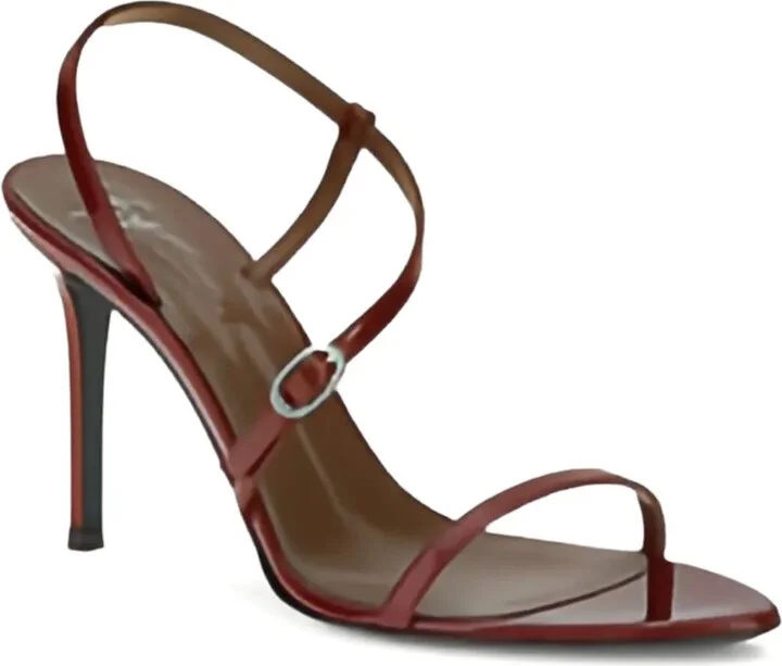90mm Buckle-Detail Stiletto Sandals - Image 2