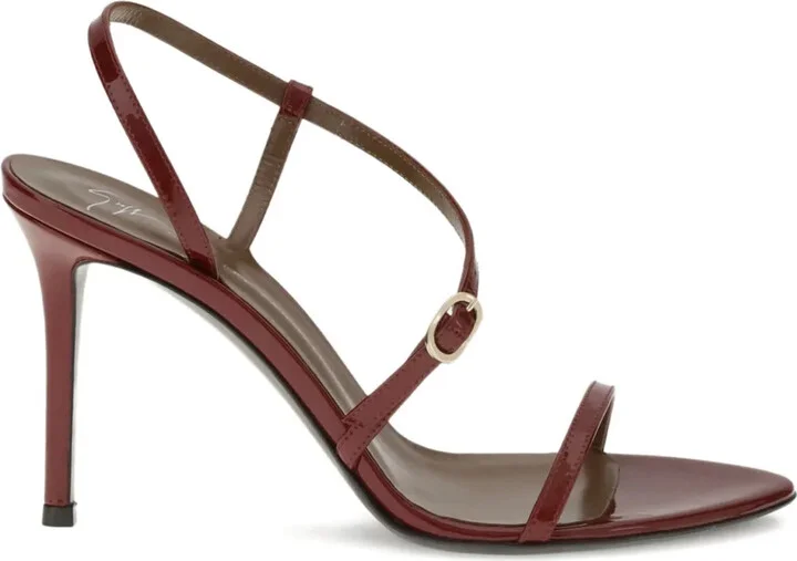 90mm Buckle-Detail Stiletto Sandals