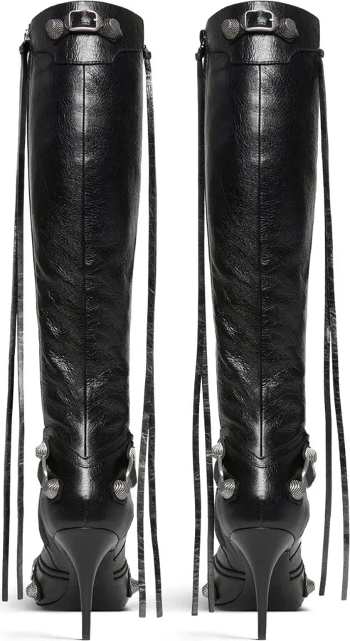 90mm Cagole leather boots - Image 3