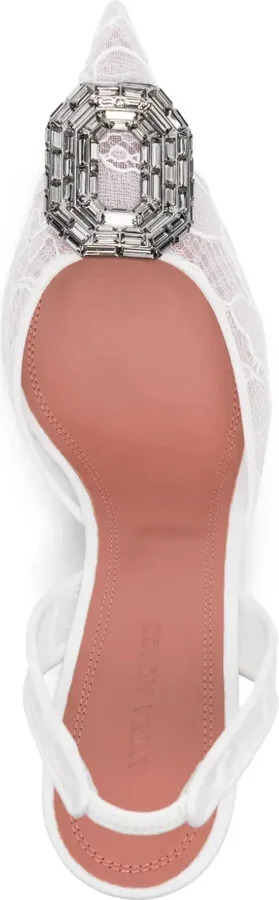 90mm Camelia slingback pumps - Image 4