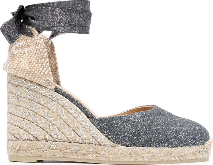 90mm Carina wedge espadrilles