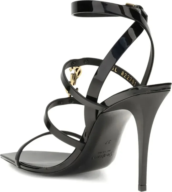 90mm Cassandra logo-plaque sandals - Image 4