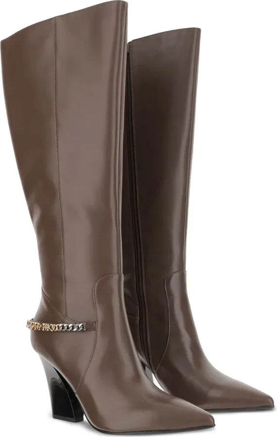 90mm Chain-Embellished Boots - Image 2