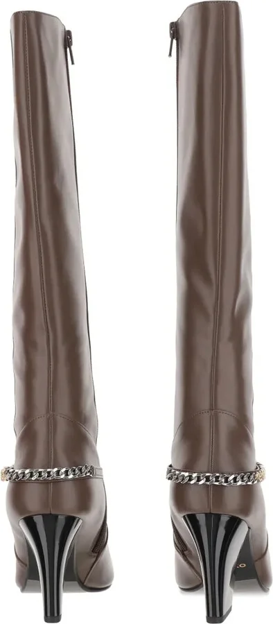 90mm Chain-Embellished Boots - Image 3