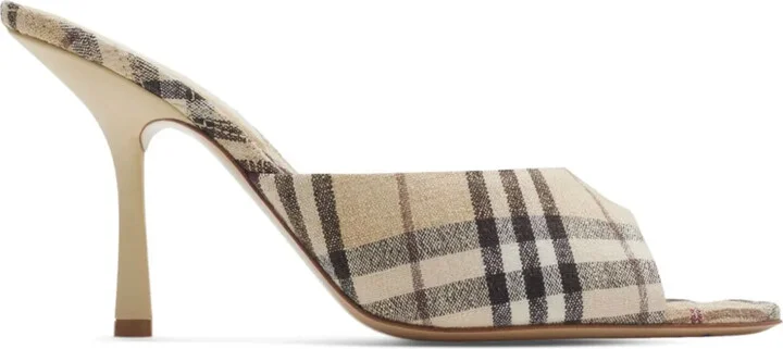 90mm Check-Pattern Sandals