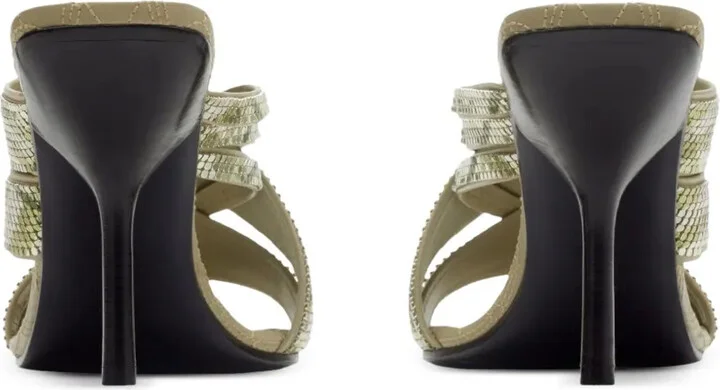 90mm Checked Sandals - Image 3