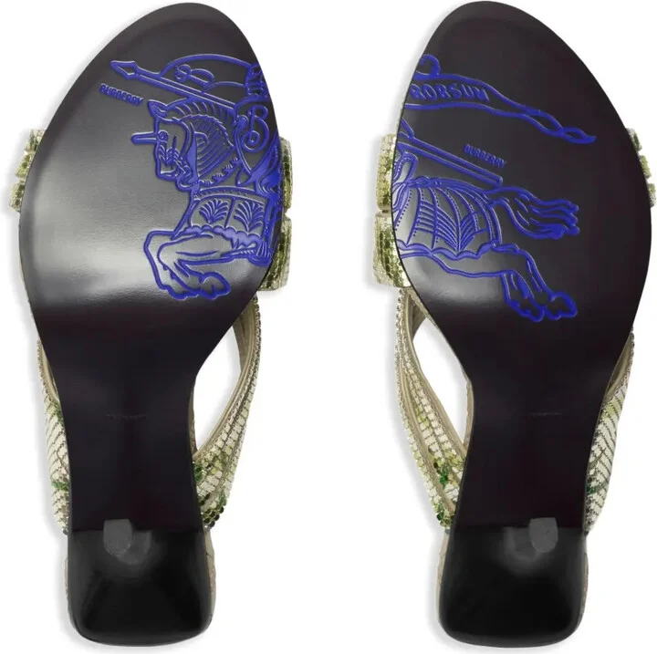 90mm Checked Sandals - Image 5