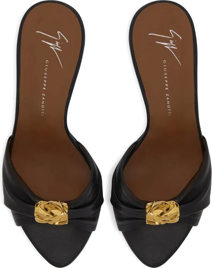 90mm Cherie pleated sandals - Image 3