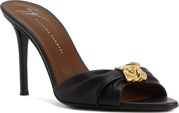 90mm Cherie pleated sandals