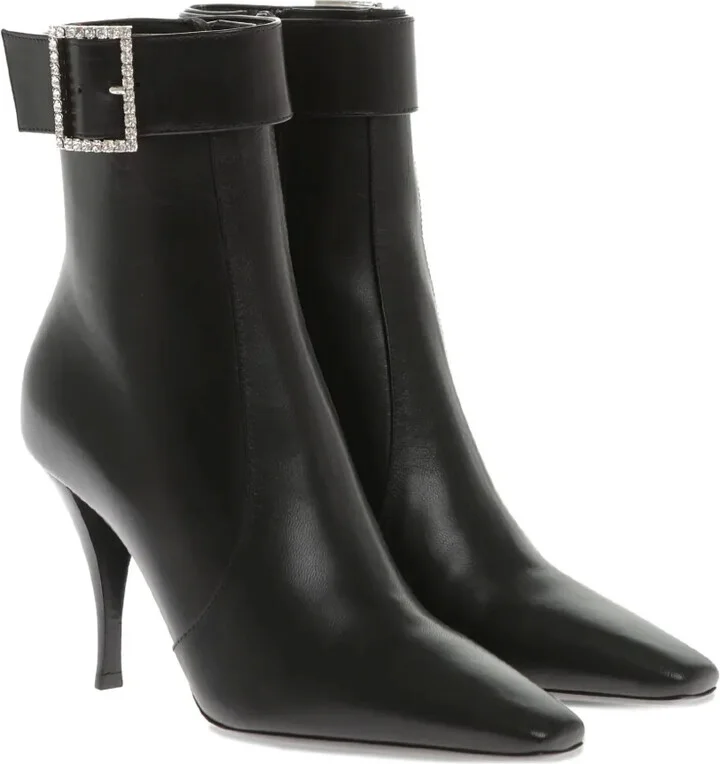 90mm Claude leather boots - Image 2