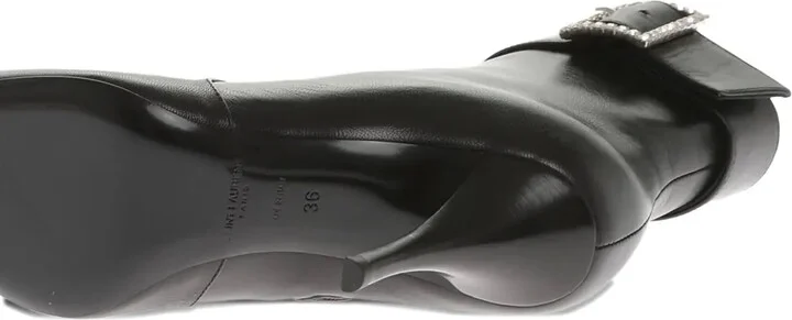 90mm Claude leather boots - Image 4