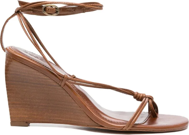 90mm Conny wedge sandals