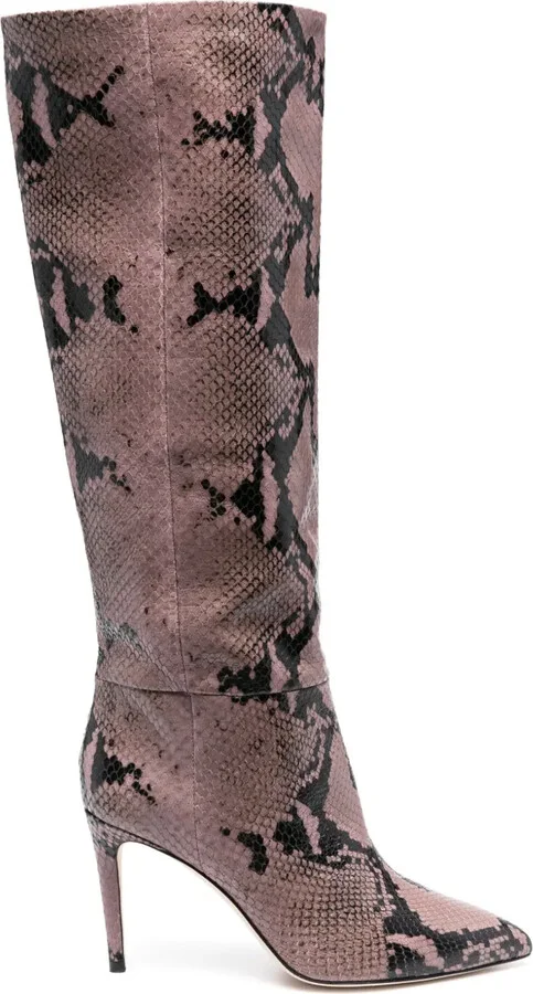 90mm Crocodile-Embossed Boots