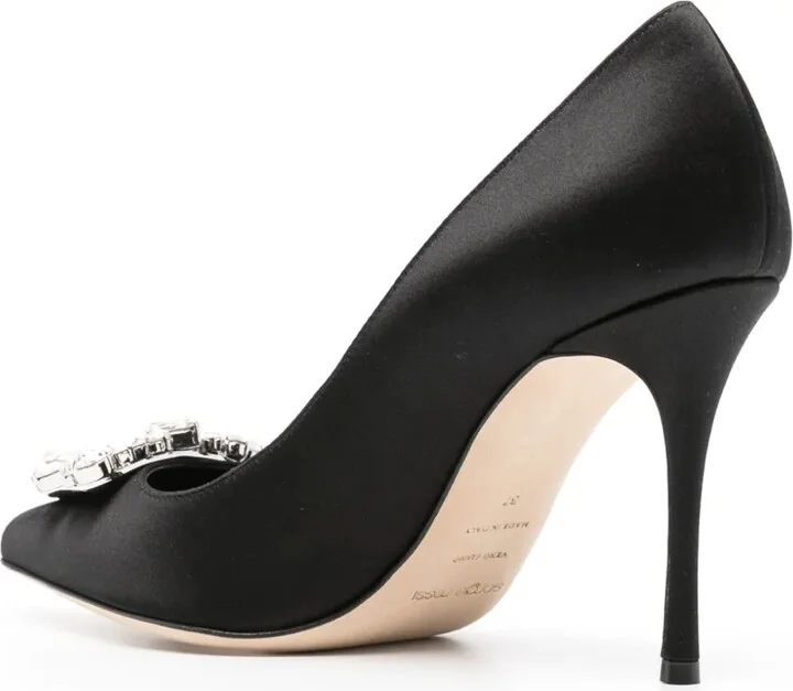 90mm Crystal-Buckle Pumps - Image 3