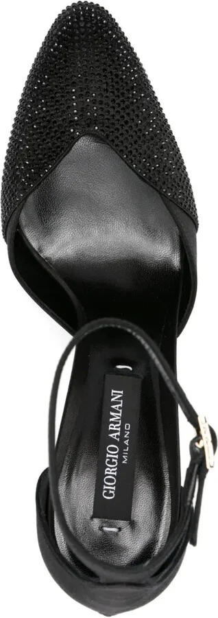 90mm Crystal-Embellished Ankle-Strap Pumps - Image 4