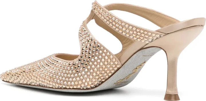 90mm Crystal-Embellished Mules - Image 3