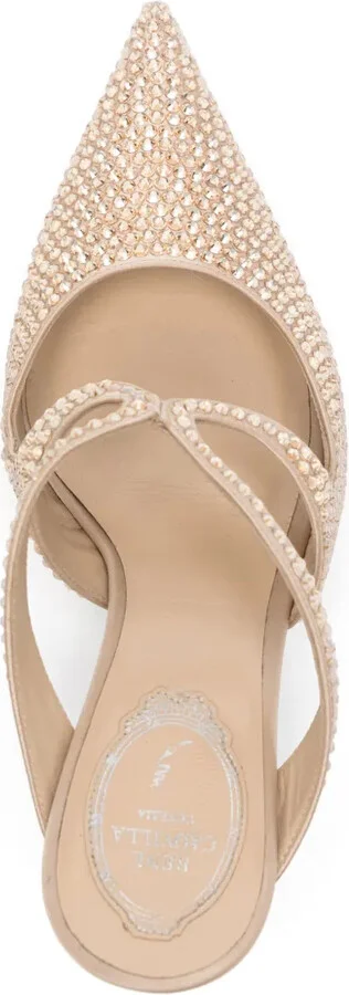 90mm Crystal-Embellished Mules - Image 4