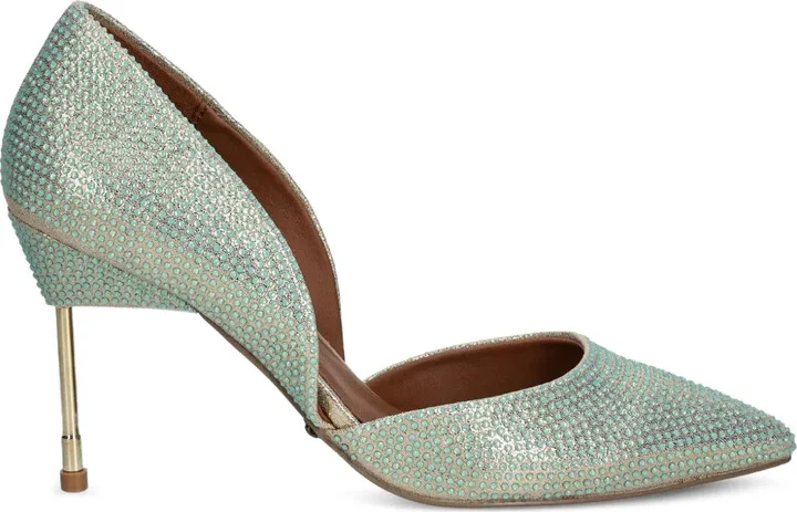 90mm Crystal-Embellished Pointed-Toe Pumps