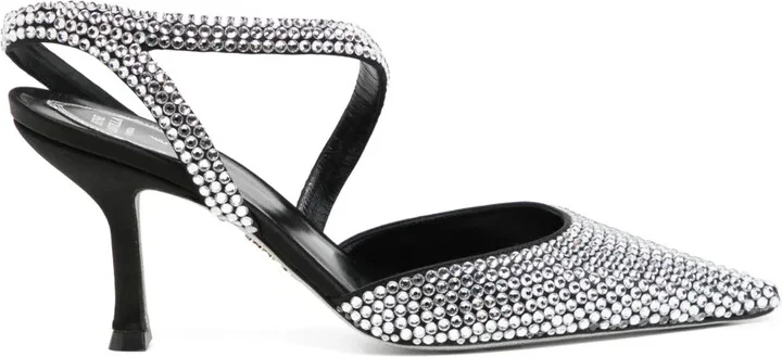 90mm Crystal-Embellished Pumps