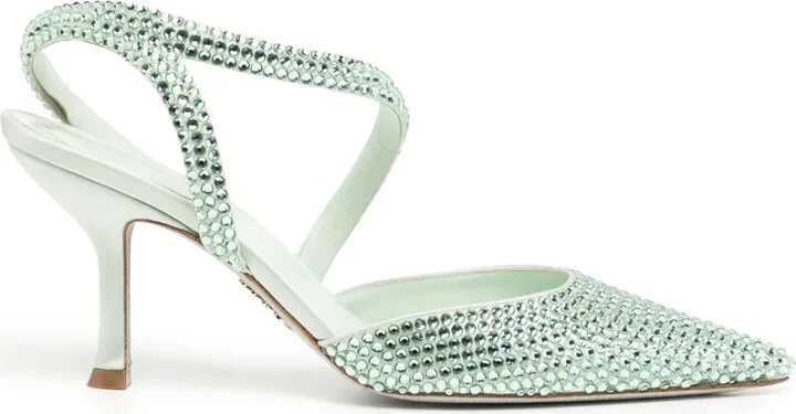 90mm Crystal-Embellished Pumps