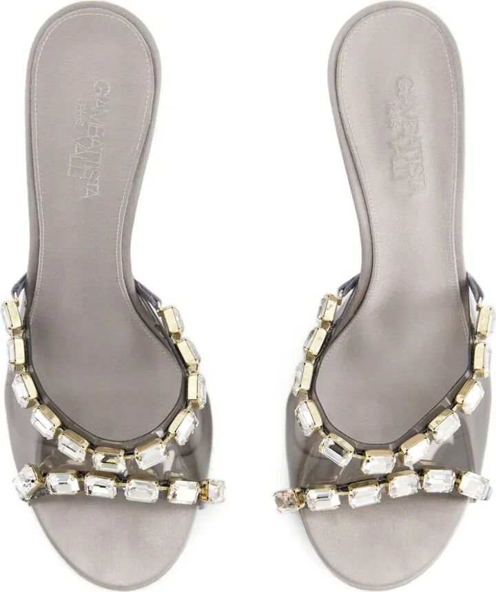 90mm Crystal-Embellished Sandals - Image 3