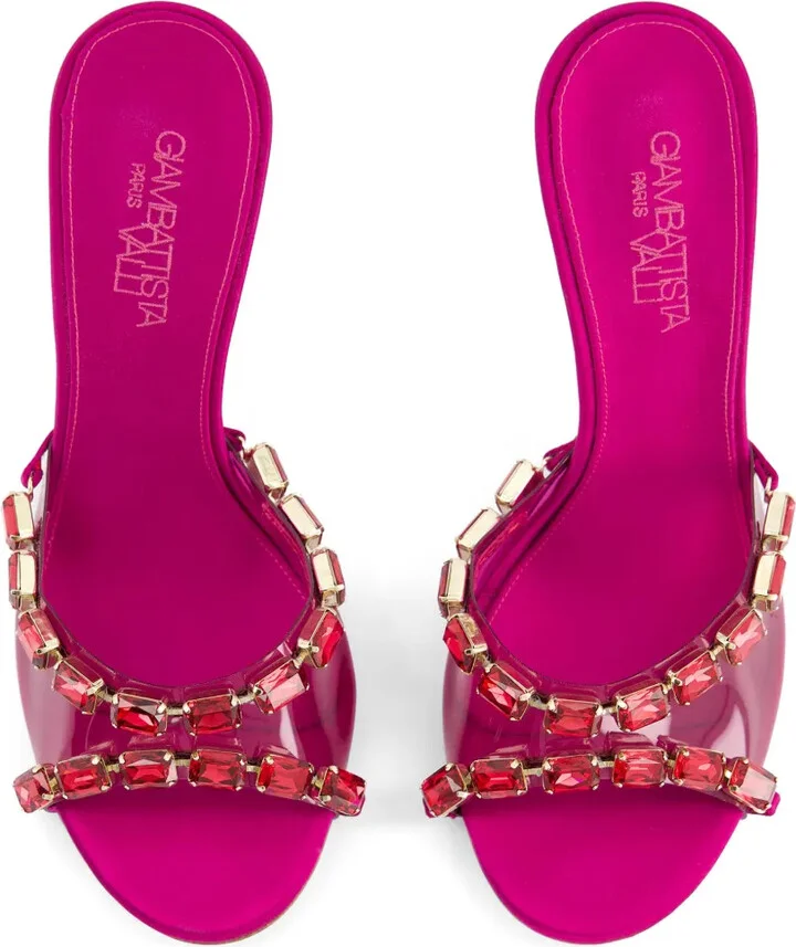 90mm Crystal-Embellished Sandals - Image 3