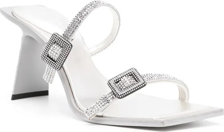 90mm Crystal-Embellished Sandals - Image 2