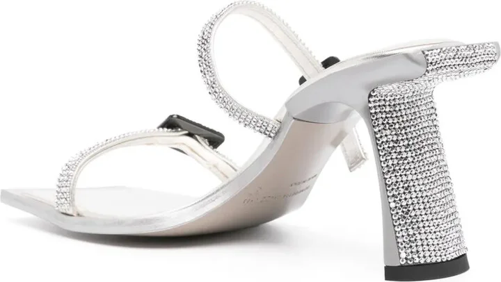 90mm Crystal-Embellished Sandals - Image 3
