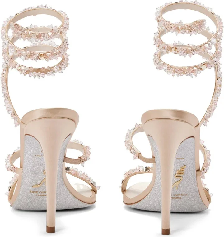 90mm Crystal-Embellished Sandals - Image 3