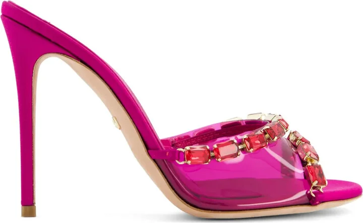 90mm Crystal-Embellished Sandals