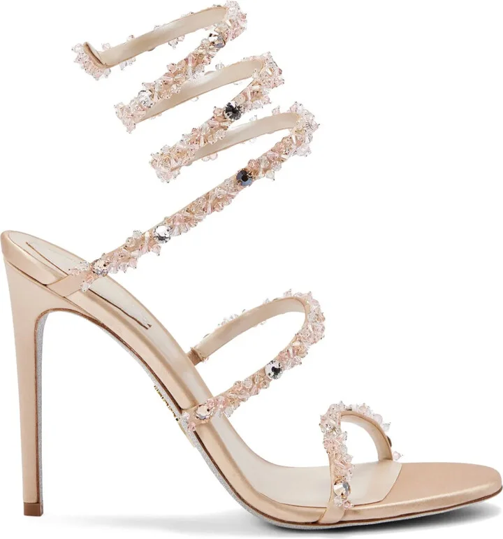 90mm Crystal-Embellished Sandals