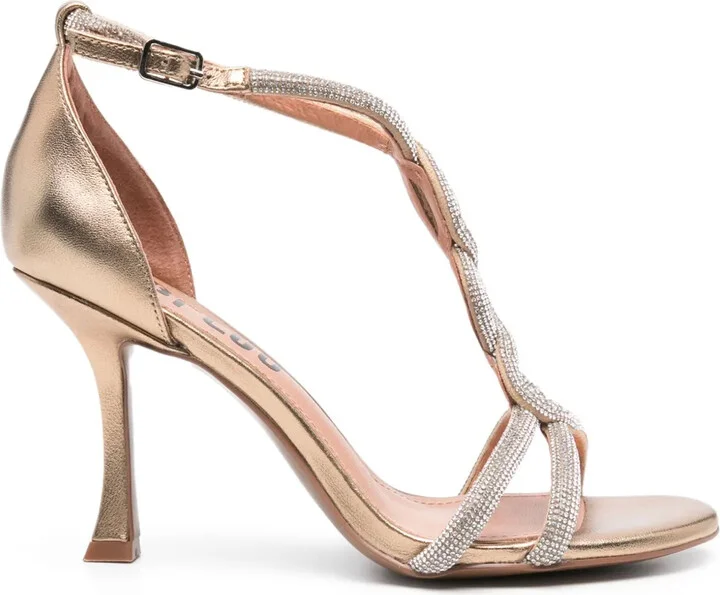 90mm Crystal-Embellished Sandals