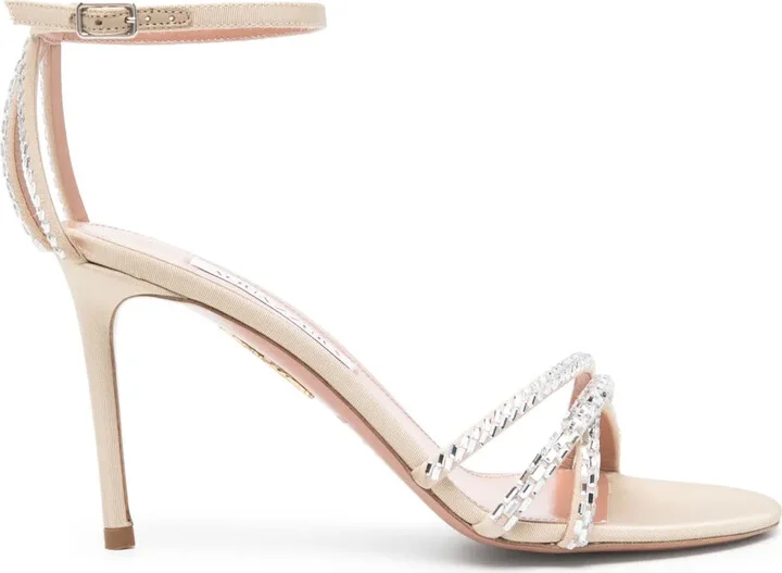 90mm Crystal-Embellished Sandals