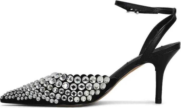 90mm Crystal-Embellished Slingback Pumps - Image 3