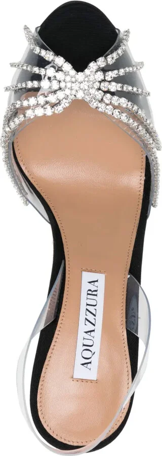 90mm Crystal-Embellished Slingback Sandals - Image 4